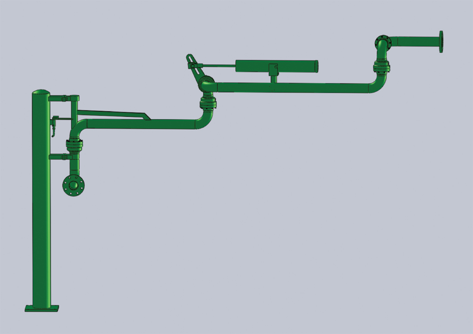 底部装卸鹤管的结构特点都有哪些(图1)